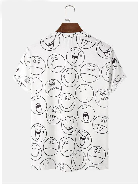 Emoji Printed T-Shirt In Modern Vibrant Design