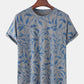 Fantasy Printed T-Shirt In Unique Modern Flower Design