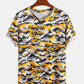 Slim Fit T-Shirt Printed With All Over In Zebra Design