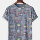 Conversational Printed T-Shirt With Modern Design
