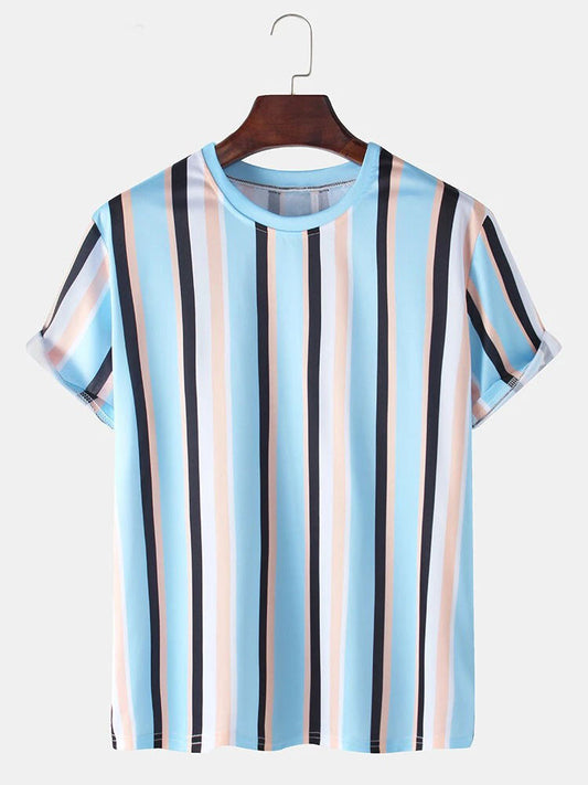 Striped Printed T-Shirt For Men