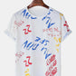 Modern Vibrant Printed T-Shirt With Puzzle Design