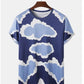 Short Sleeve With Modern Vibrant Printed T-Shirt In Multicolour Design
