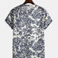 Contemporary Fantasy Printed T-Shirt In Unique Flower Design