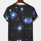 Modern Vibrant Printed T-Shirt With Space Ship Design
