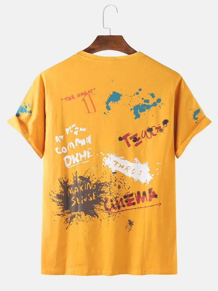 Holi Printed T-Shirt With Conversational Printed