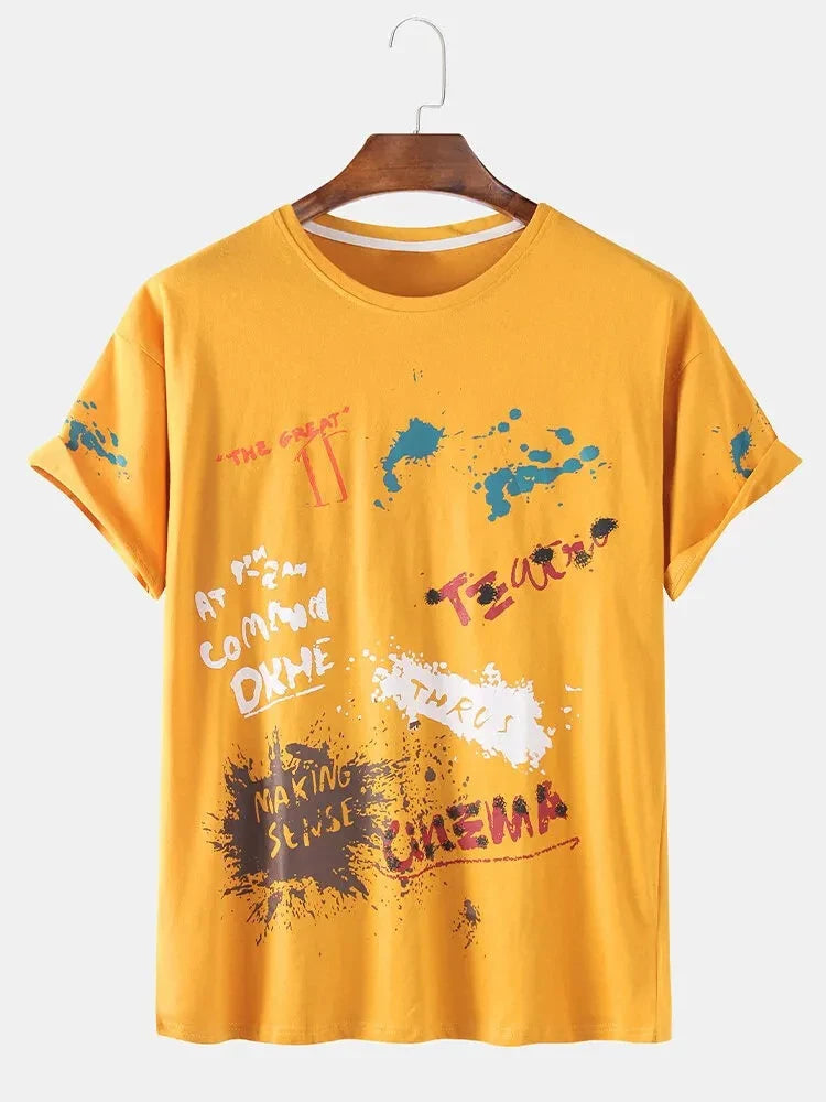 Holi Printed T-Shirt With Conversational Printed